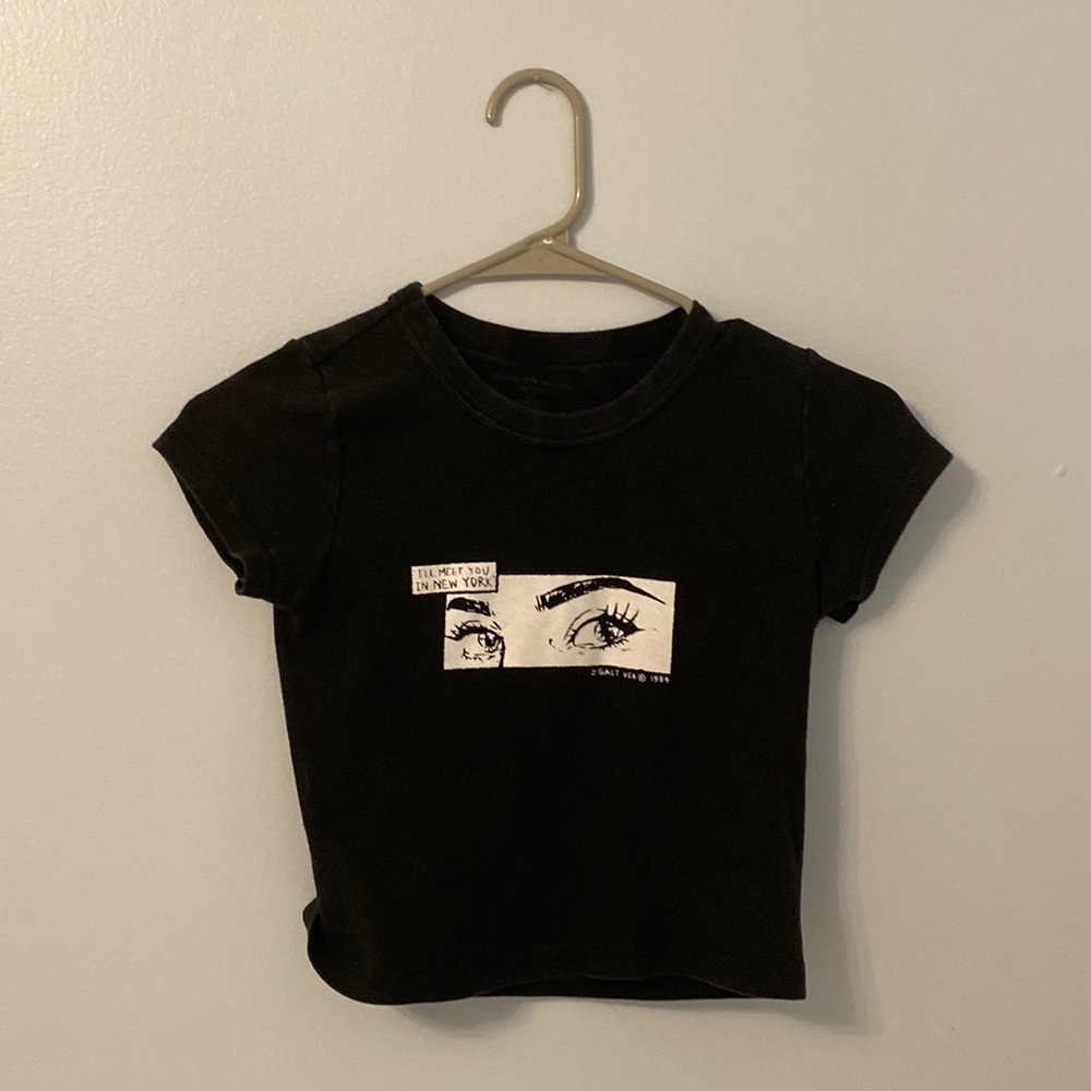 Black Brandy Melville crop top